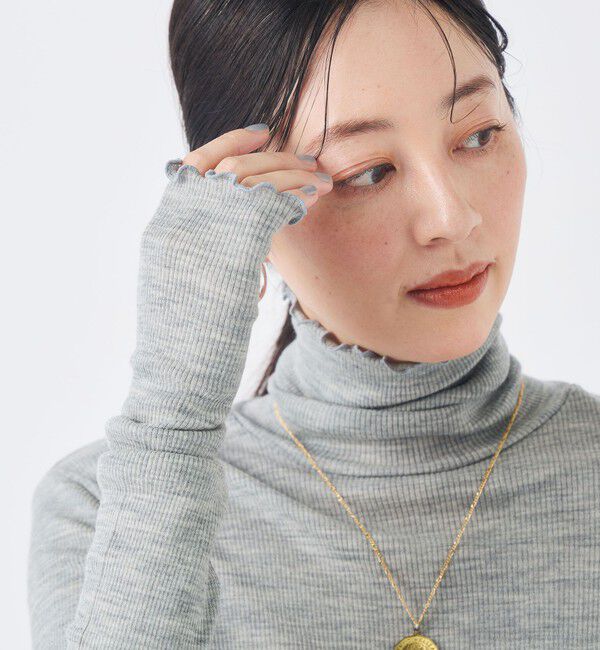 NOLLEY'S「MY STANDARDウォッシャブルリブタートル」|Tシャツ・カットソー|