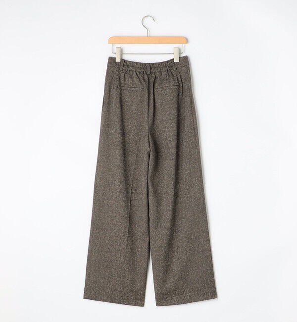 NOLLEY'S「《ストレッチ》ウォッシャブルネップツイードワイドパンツ」|その他|
