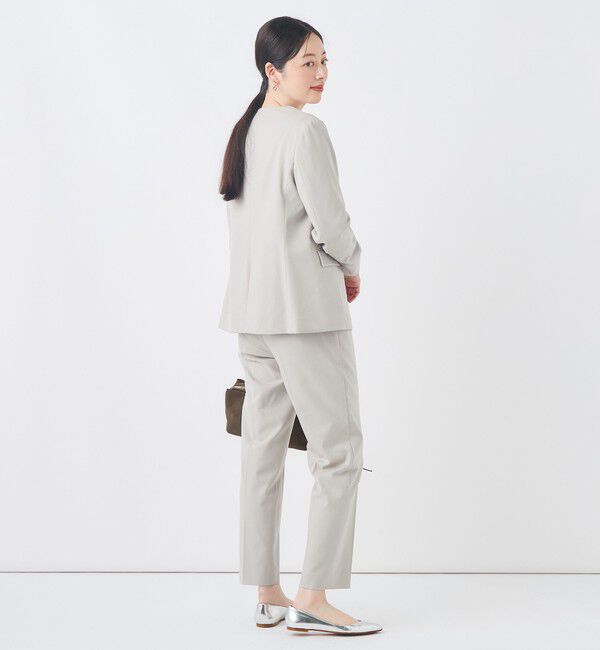 NOLLEY'S「《セットアップ対応/ストレッチ/紫外線防止/防臭》ウォッシャブルハイスペックTRストレートパンツ」|チノ|