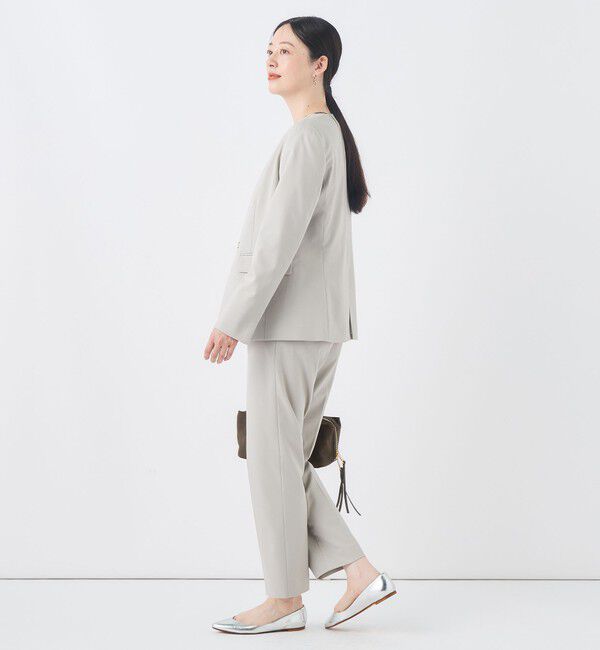 NOLLEY'S「《セットアップ対応/ストレッチ/紫外線防止/防臭》ウォッシャブルハイスペックTRストレートパンツ」|チノ|