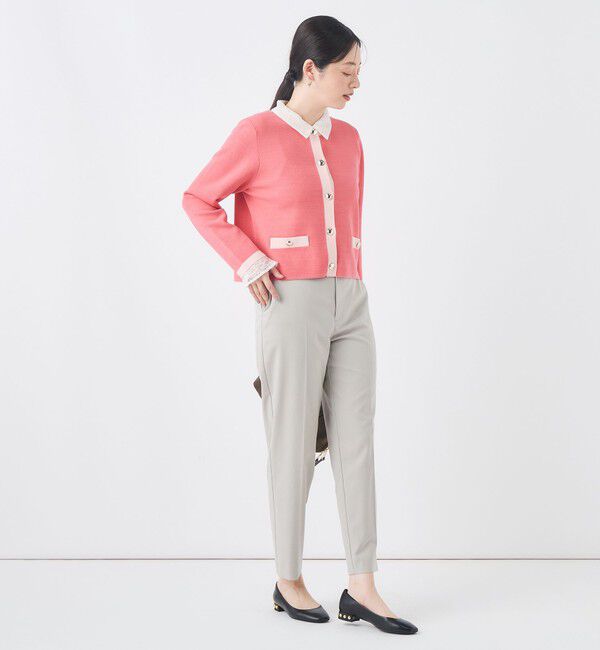 NOLLEY'S「《セットアップ対応/ストレッチ/紫外線防止/防臭》ウォッシャブルハイスペックTRストレートパンツ」|チノ|