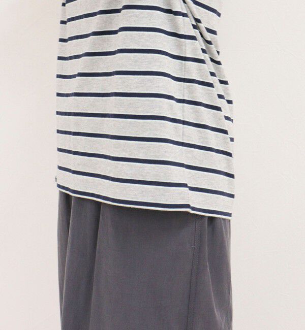 fredy emue「【汗ジミ軽減】ボーダーTシャツ」|Tシャツ・カットソー|