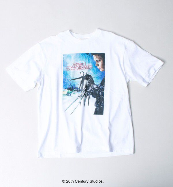 GLOSTER「【GOOD ROCK SPEED】『シザーハンズ』半袖プリントTシャツ」|Tシャツ・カットソー|ホワイト