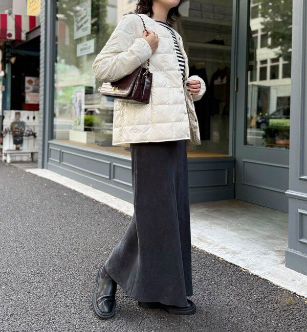 fredy emue「《別注》【TAION/タイオン】CREW NECK BUTTON DOWN JKT ダウンジャケット」|ダウン|