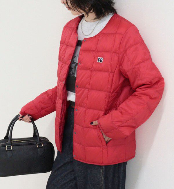 fredy emue「《別注》【TAION/タイオン】CREW NECK BUTTON DOWN JKT ダウンジャケット」|ダウン|