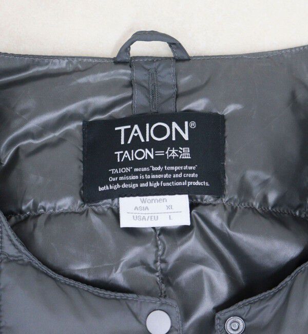 fredy emue「《別注》【TAION/タイオン】CREW NECK BUTTON DOWN JKT ダウンジャケット」|ダウン|