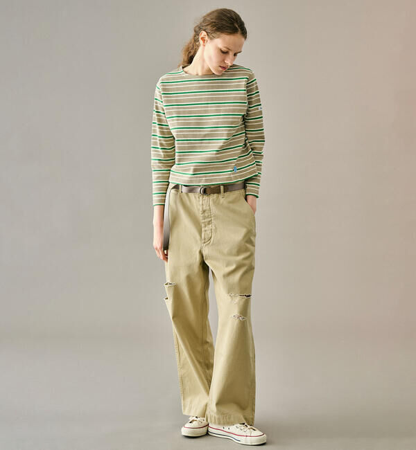 ORCIVAL「ORCIVAL | コットンロード クルーネック長袖カットソー MULTI WOMEN」|Tシャツ・カットソー|