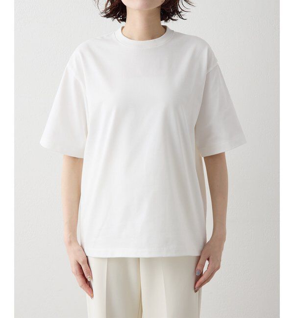 Drawing Numbers「【Drawing Numbers】ハイツイストプレーンTシャツ」|Tシャツ・カットソー|