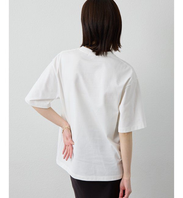 Drawing Numbers「【Drawing Numbers】ハイツイストプレーンTシャツ」|Tシャツ・カットソー|