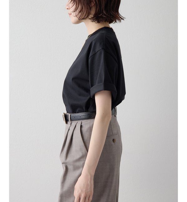 Drawing Numbers「【Drawing Numbers】ハイツイストプレーンTシャツ」|Tシャツ・カットソー|