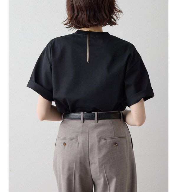 Drawing Numbers「【Drawing Numbers】ハイツイストプレーンTシャツ」|Tシャツ・カットソー|