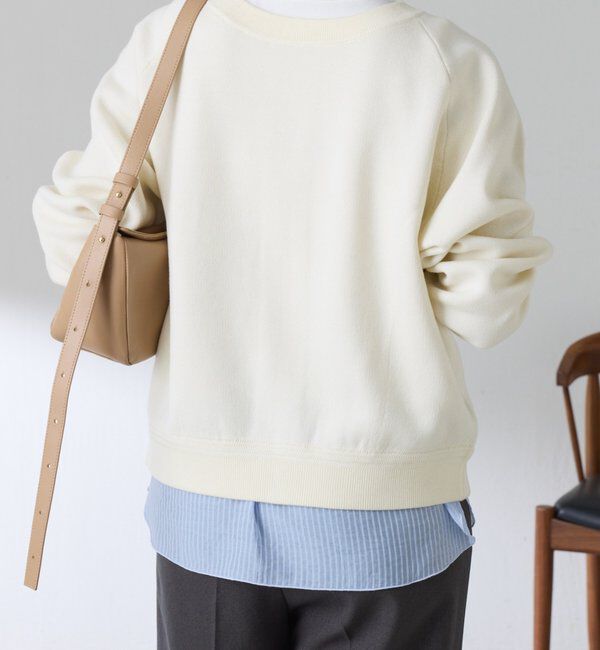  「【人気シリーズ/９色展開】スウェットライク2WAY ニット」|ニット・セーター|