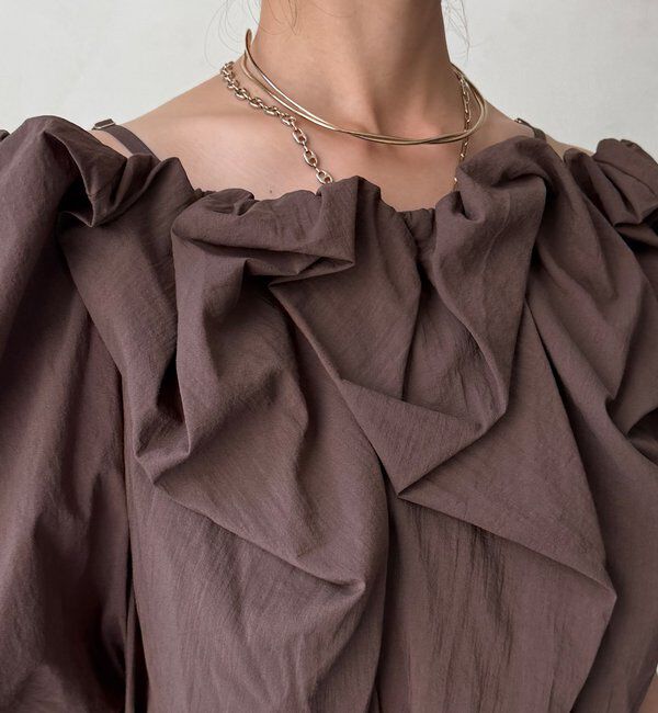  「【WEB限定】2WAYオフショルブラウス」|シャツ・ブラウス|