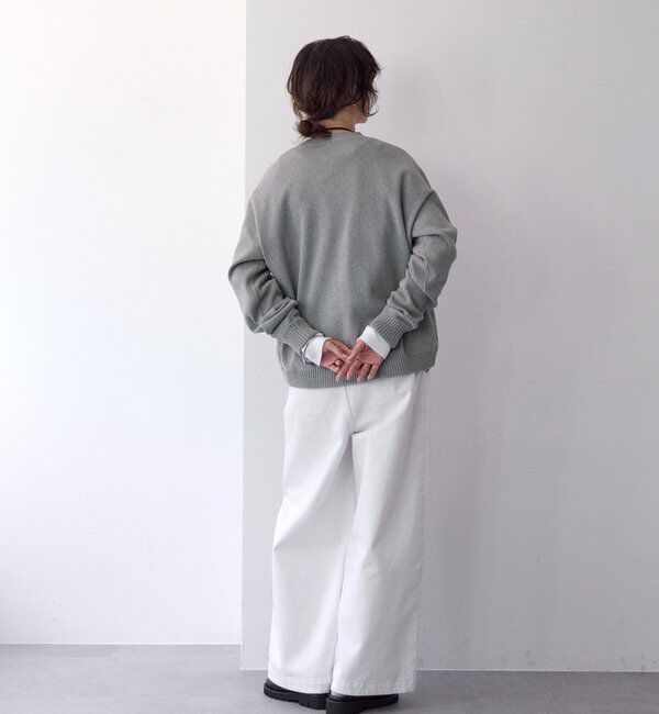  「【A・MONN】【EC・店舗限定色あり】Vネックニットプルオーバー」|ニット・セーター|