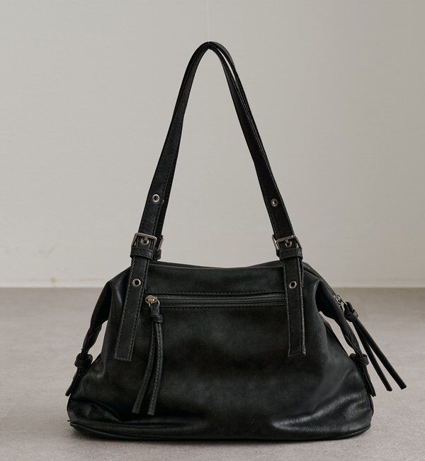  「ポケット付きベルトハンドルボストンBAG」|トートバッグ|