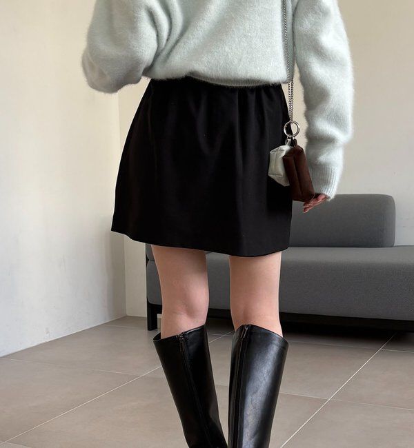  「【セットアップ対応】スカートレイヤードショートパンツ」|スカート|