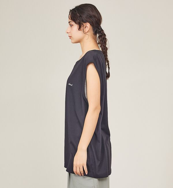 ABAHOUSE「【NANGA/ナンガ】DRY MIX TANK TOP /ロゴプリント 吸汗速乾」|キャミソール|