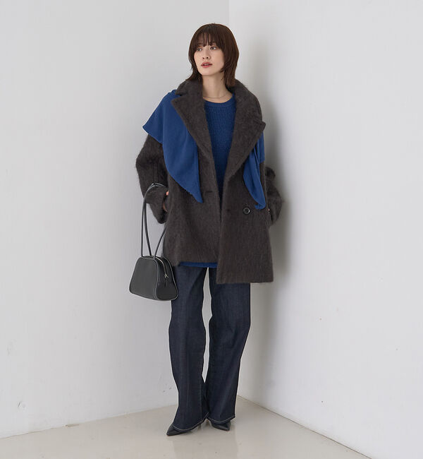 Rouge vif「シャギーピーコート」|ピーコート|
