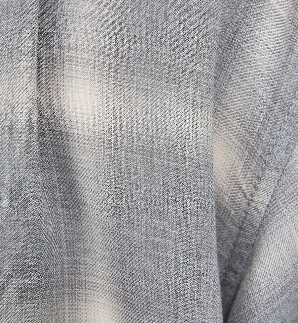 Rouge vif「【REMI RELIEF / レミレリーフ】レーヨンオンブレーチェックシャツ【予」|シャツ・ブラウス|