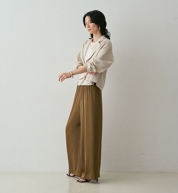 qualite「リネンショートジャケット」|その他|