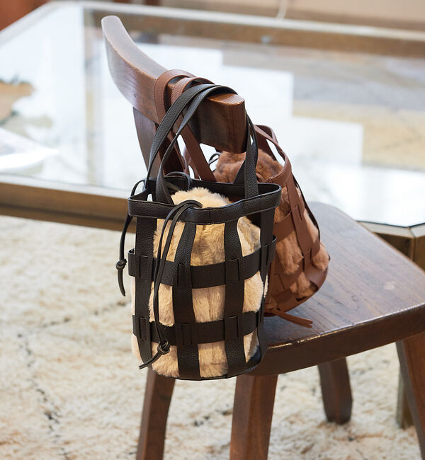 LOWELL things「SOEUR/カゴメッシュファートートBAG」|ハンドバッグ|