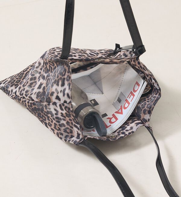 LOWELL things「●SOEUR/レオパードシアートートバッグ/A4」|トートバッグ|