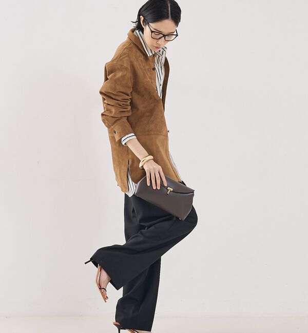 The Store by C' 「【COCUCA】スエードシャツジャケット」|シャツ・ブラウス|