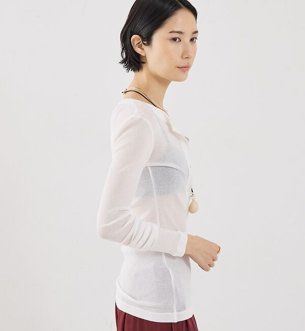 The Store by C' 「【COCUCA】ヘンリーリブプルオーバー」|Tシャツ・カットソー|