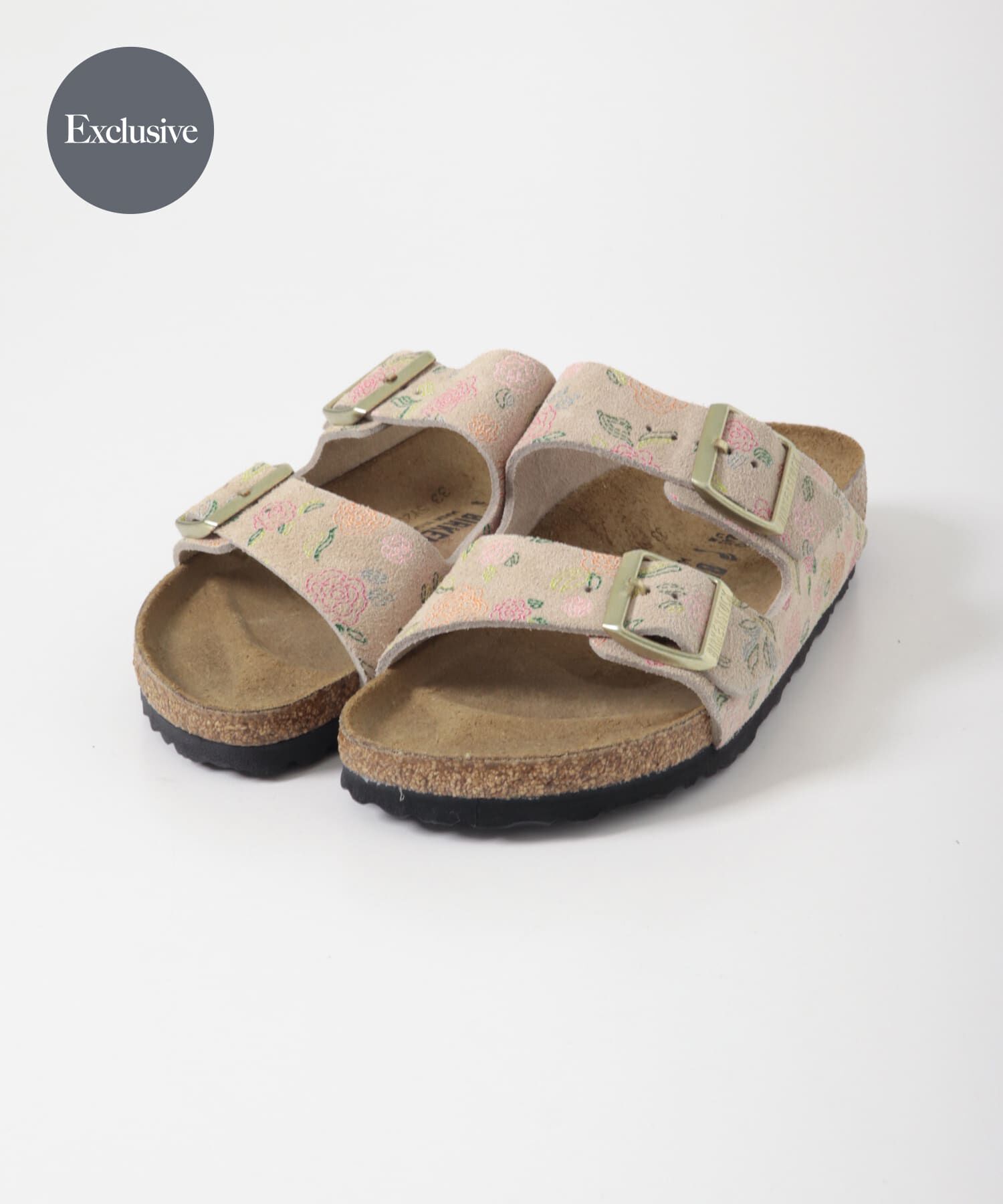 URBAN RESEARCH DOORS「BIRKENSTOCK　EXCLUSIVE ARIZONAFLOWER」|サンダル|ベージュ系その他