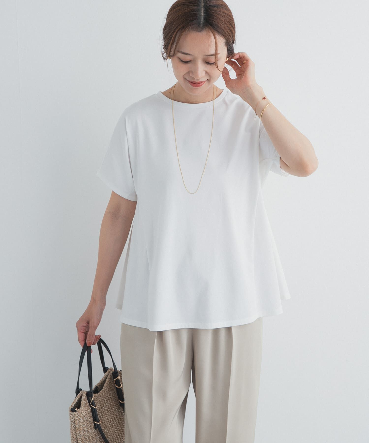 URBAN RESEARCH DOORS「サイドフレアプルオーバー」|Tシャツ・カットソー|