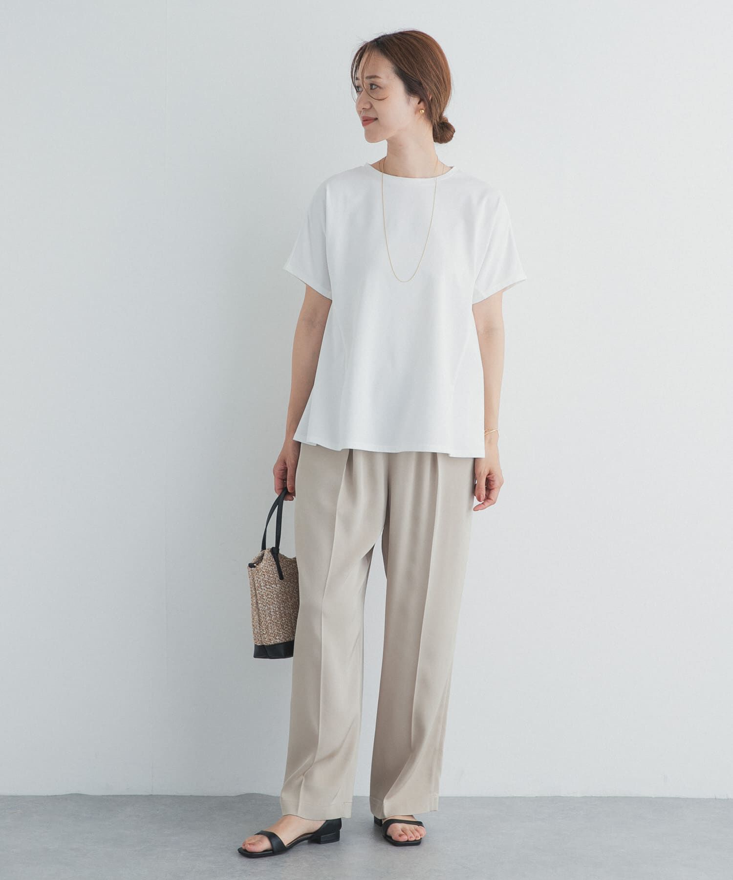 URBAN RESEARCH DOORS「サイドフレアプルオーバー」|Tシャツ・カットソー|