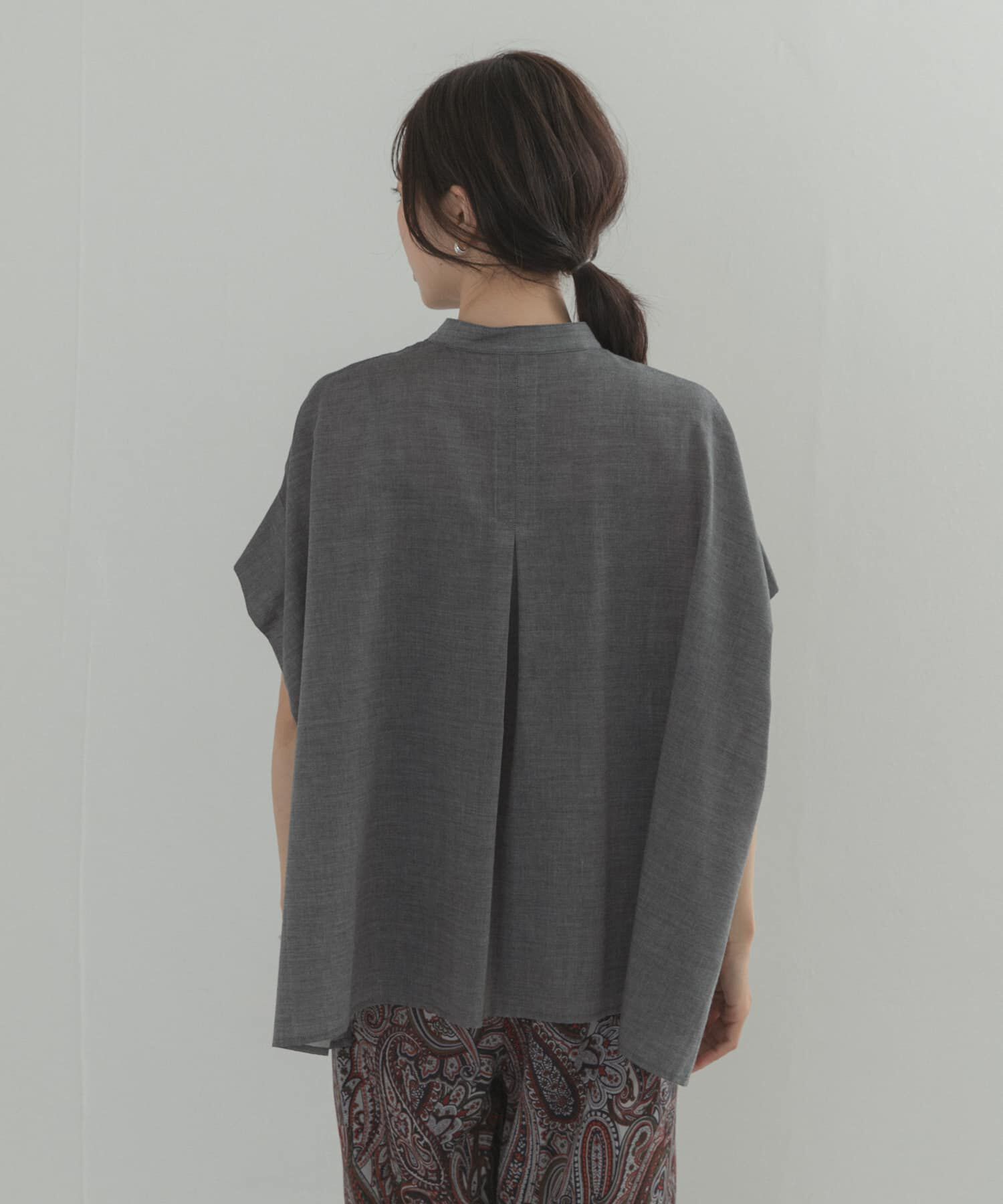 URBAN RESEARCH DOORS「シャンブレーワイドシャツ」|シャツ・ブラウス|