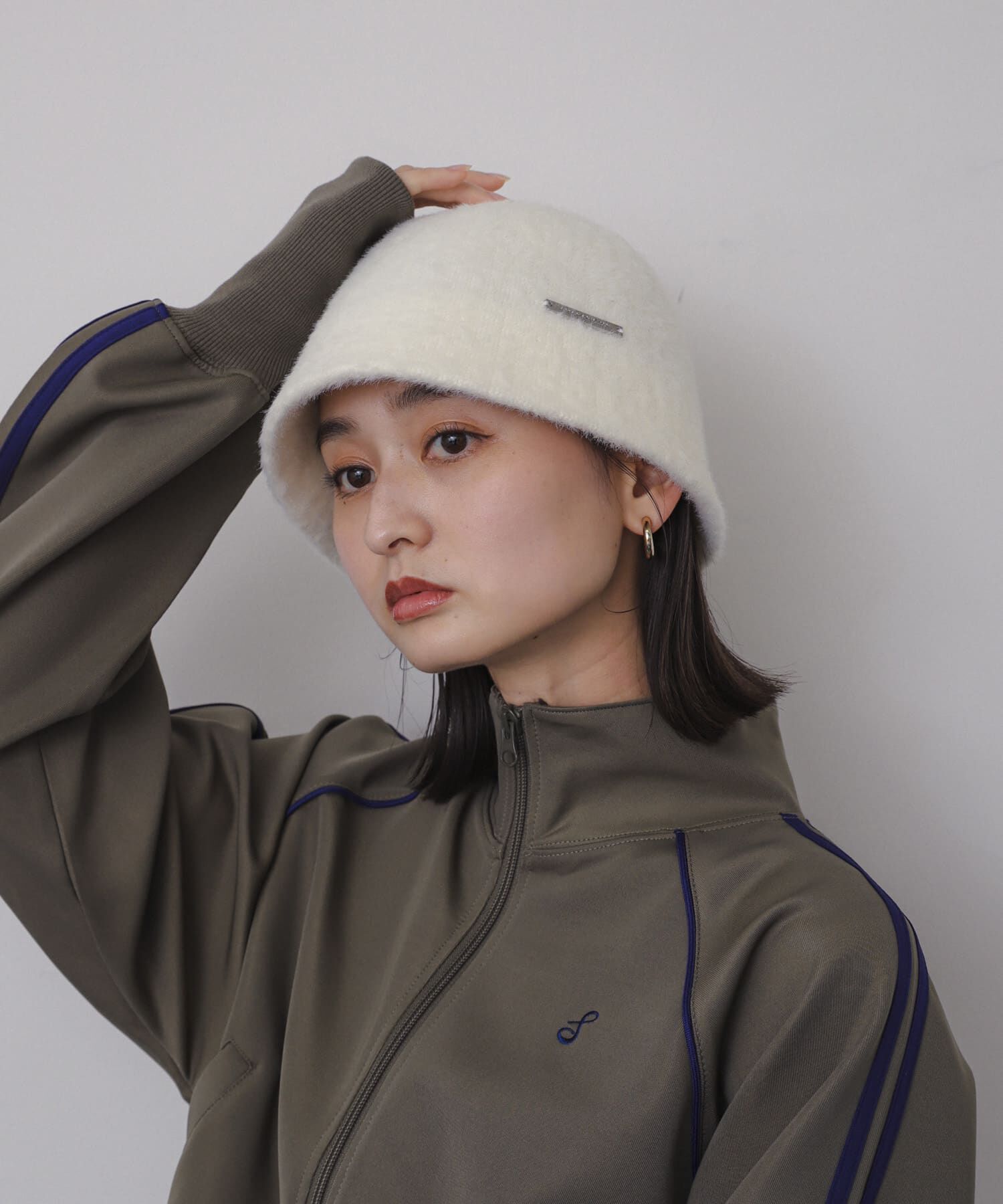 SENSE OF PLACE by URBAN RESEARCH「『WEB/一部店舗限定』プレートシャギーハット」|ハット|オフホワイト