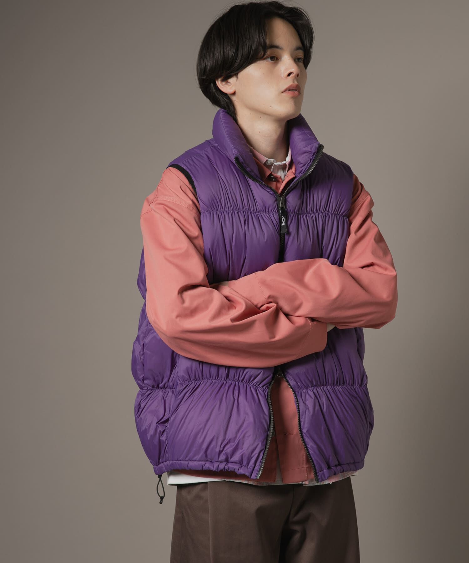 SENSE OF PLACE by URBAN RESEARCH「『別注』TAION&times;SENSE OF PLACE　ダウンオーバーベスト」|ダウンベスト・ベスト|