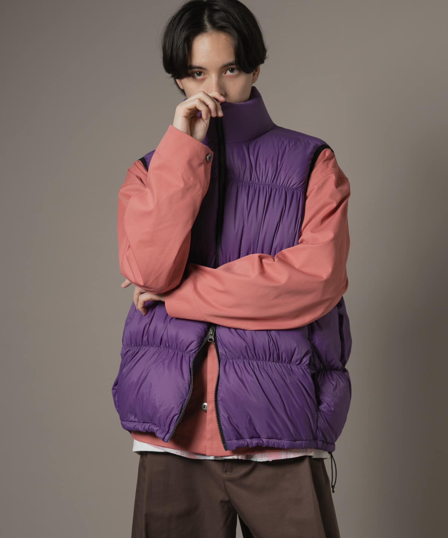 SENSE OF PLACE by URBAN RESEARCH「『別注』TAION&times;SENSE OF PLACE　ダウンオーバーベスト」|ダウンベスト・ベスト|