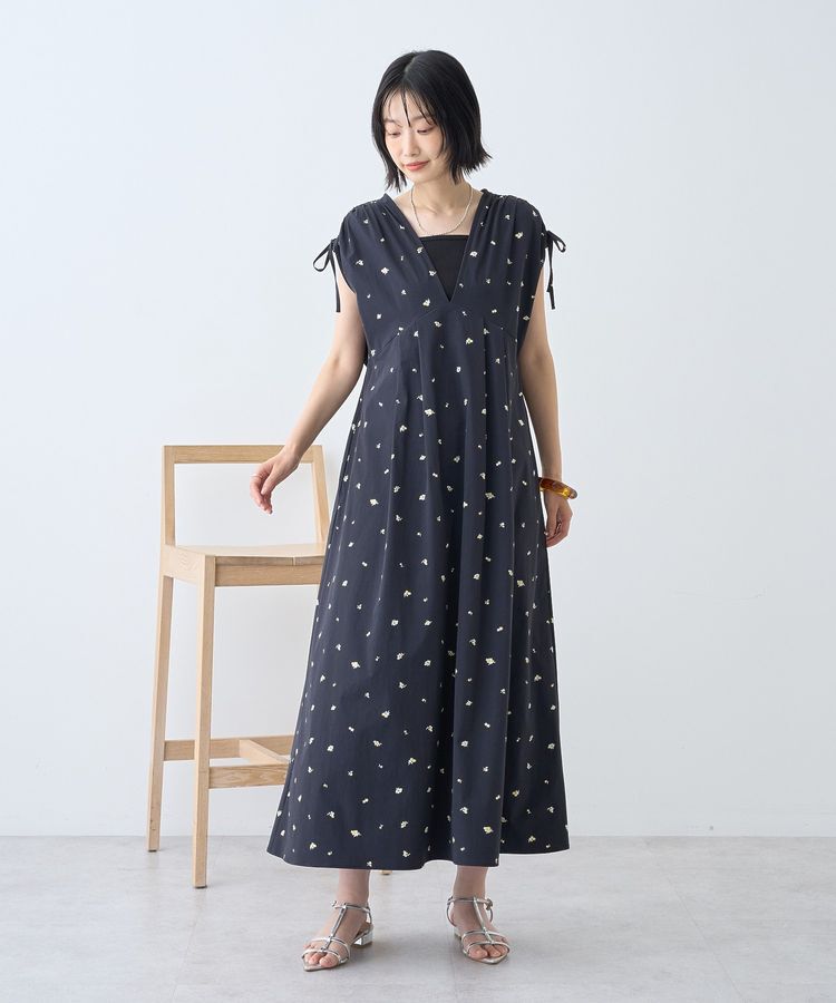 AMERICAN HOLIC「【マルチ機能】Vネックドロストショルダーワンピース」|ワンピース|