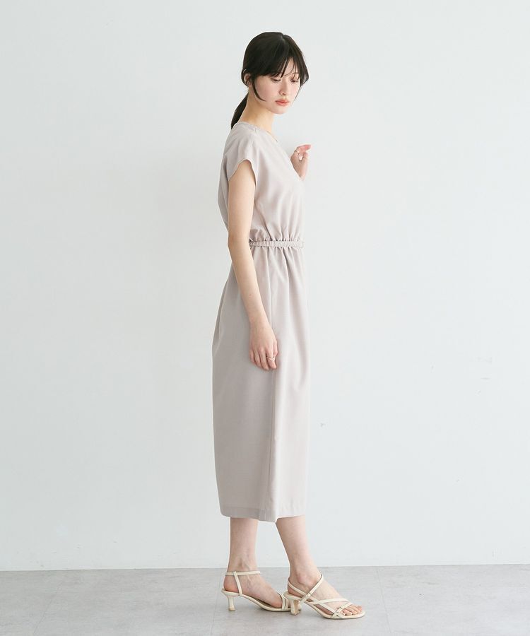 YECCA VECCA「リネンライクスキッパーワンピース」|ワンピース|