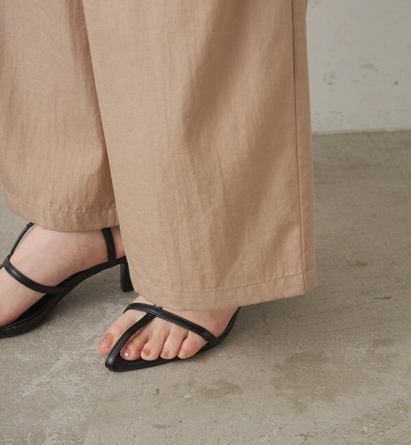  「【SET ITEM】レースヘムキャミソール+スラックスパンツセット」|その他|