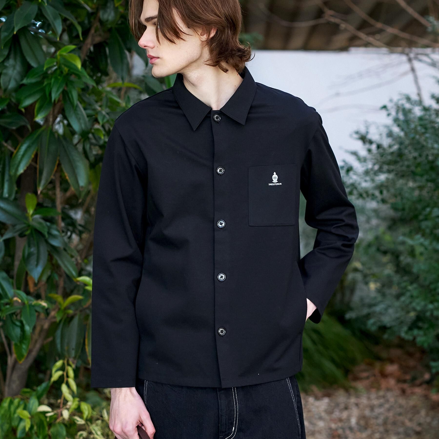 DRESSTERIOR「【接触冷感/UVカット/抗菌防臭/しわ防止】クールデオドラント ジャージシャツ」|シャツ・ブラウス|