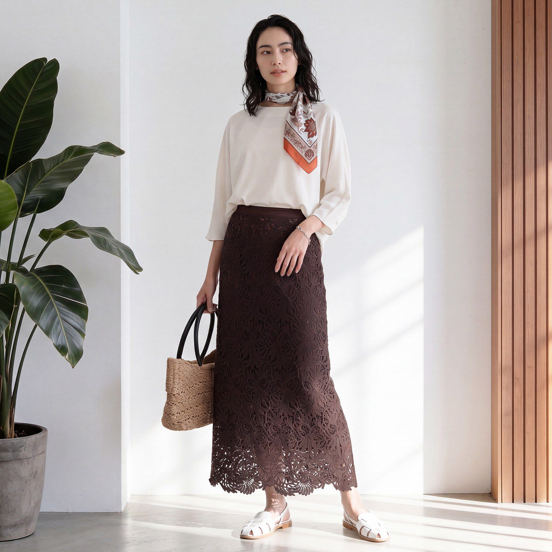 INDIVI「【接触冷感／透湿／着る日傘】ドルマントップス」|シャツ・ブラウス|