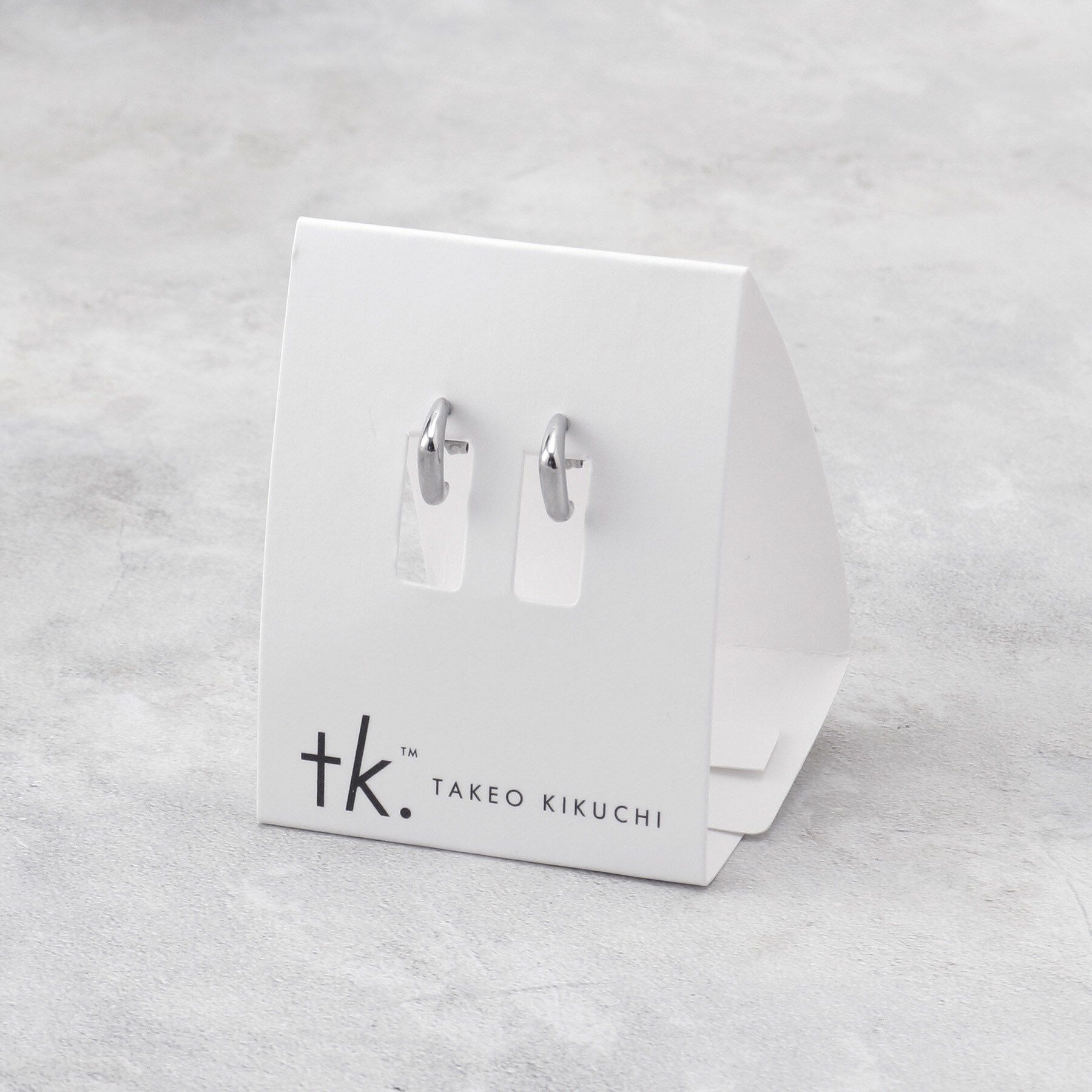 tk.TAKEO KIKUCHI「【ステンレス】デザインフープピアス」|ピアス|