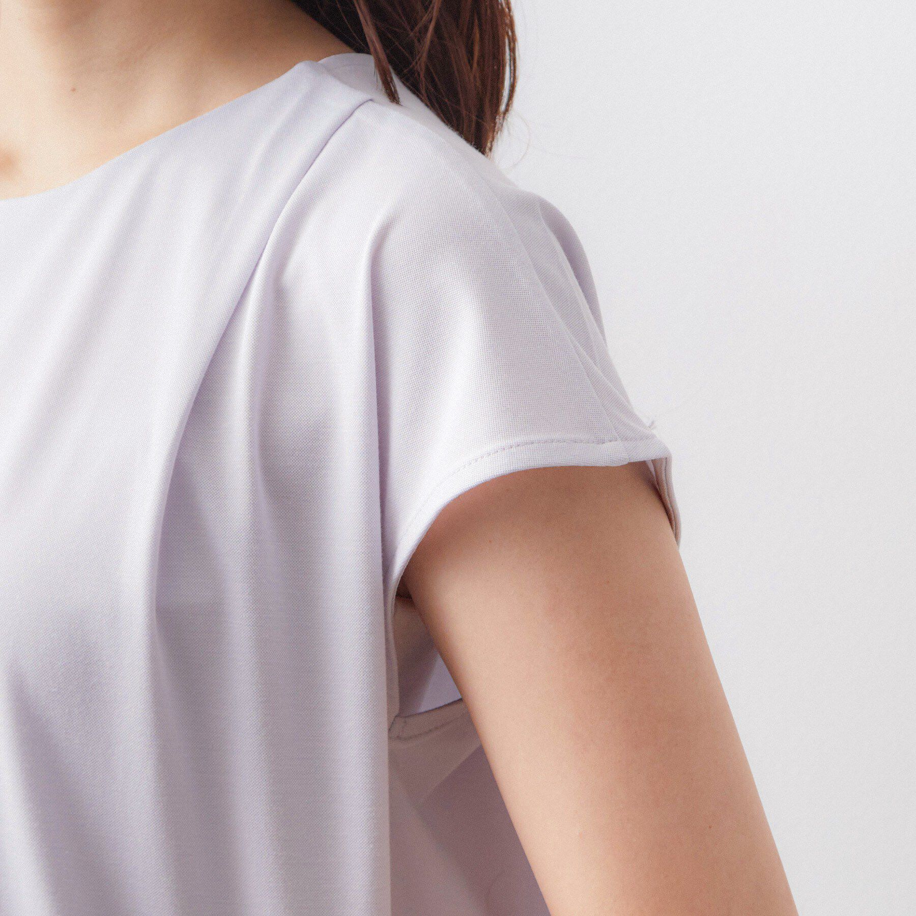 index「【接触冷感／UV】ひんやりコクーントップス《洗濯機OK》」|Tシャツ・カットソー|