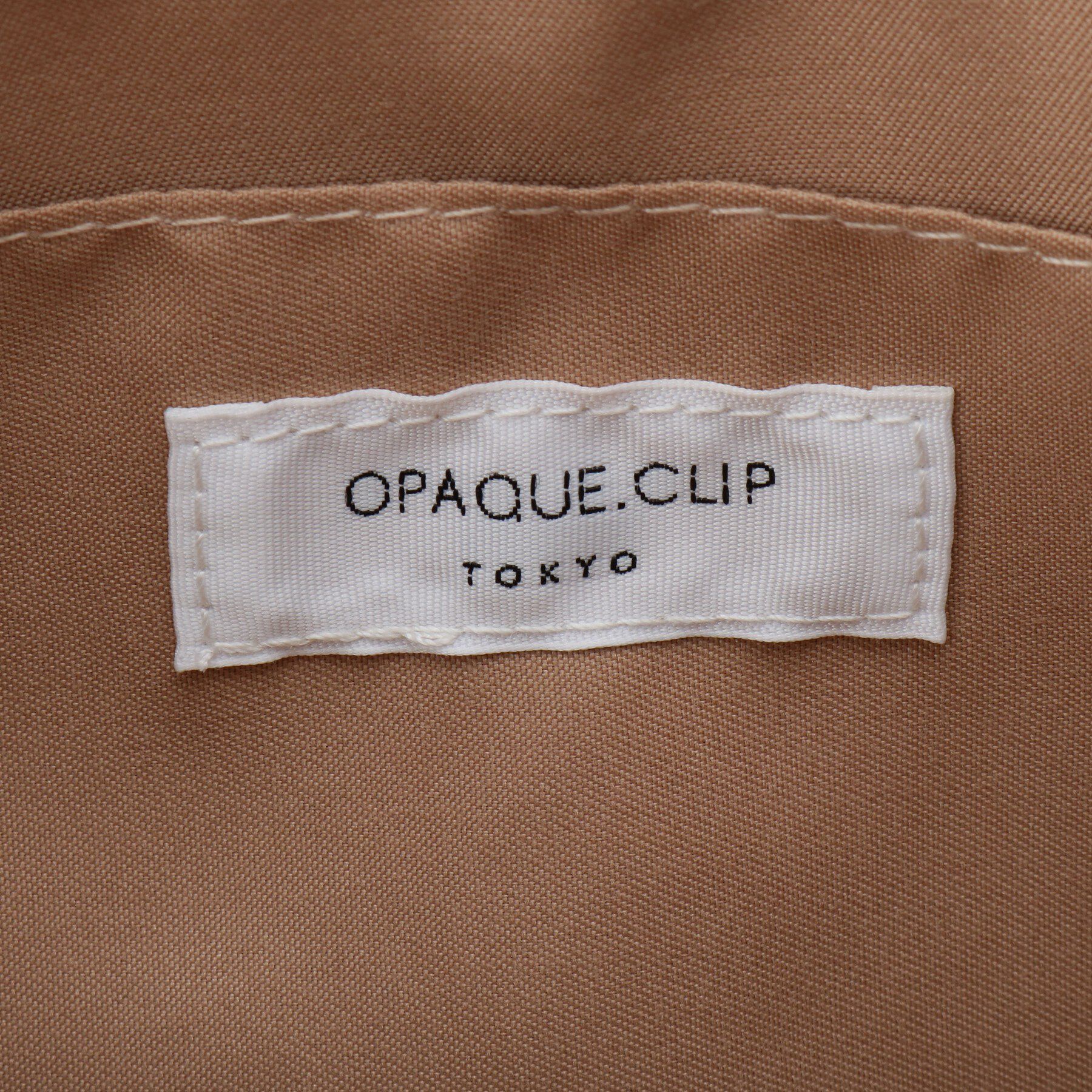 OPAQUE.CLIP「【軽量／2WAY／通勤対応】フロントベルトデザインミドルトートバッグ」|トートバッグ|