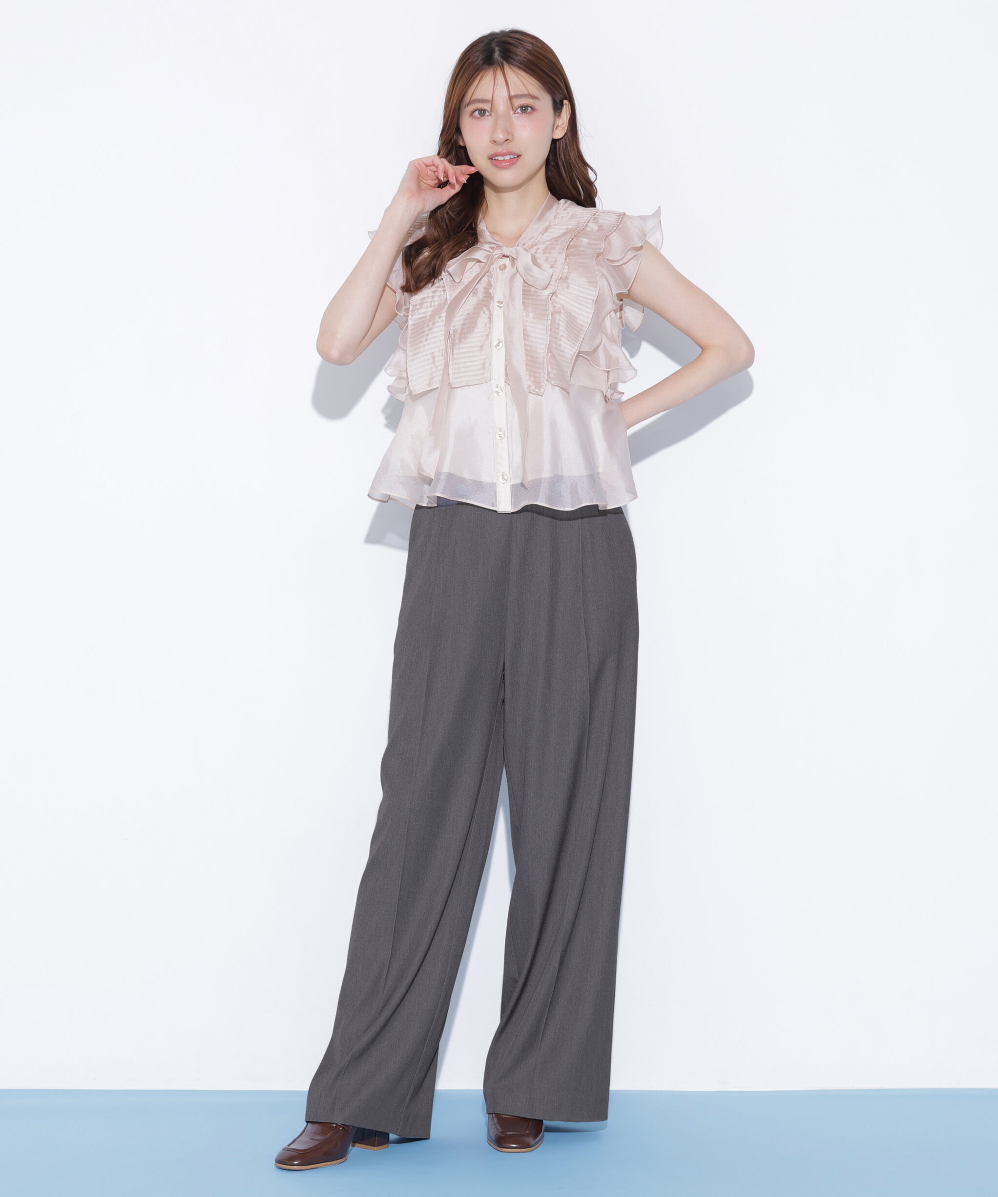  「ビスチェディテールワイドパンツ」|その他|