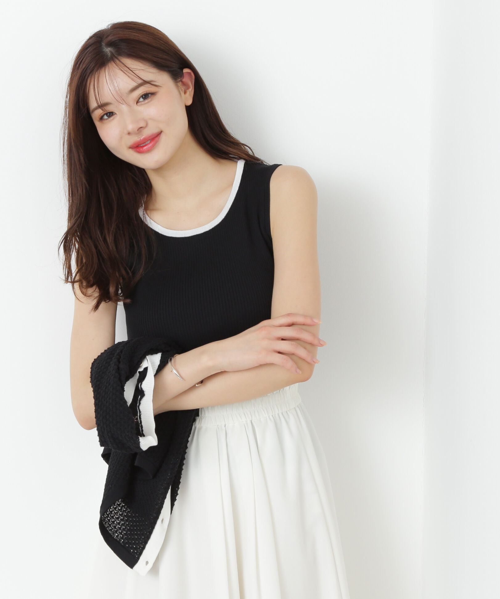 PROPORTION BODY DRESSING「変わり編みニットアンサンブル」|ニット・セーター|