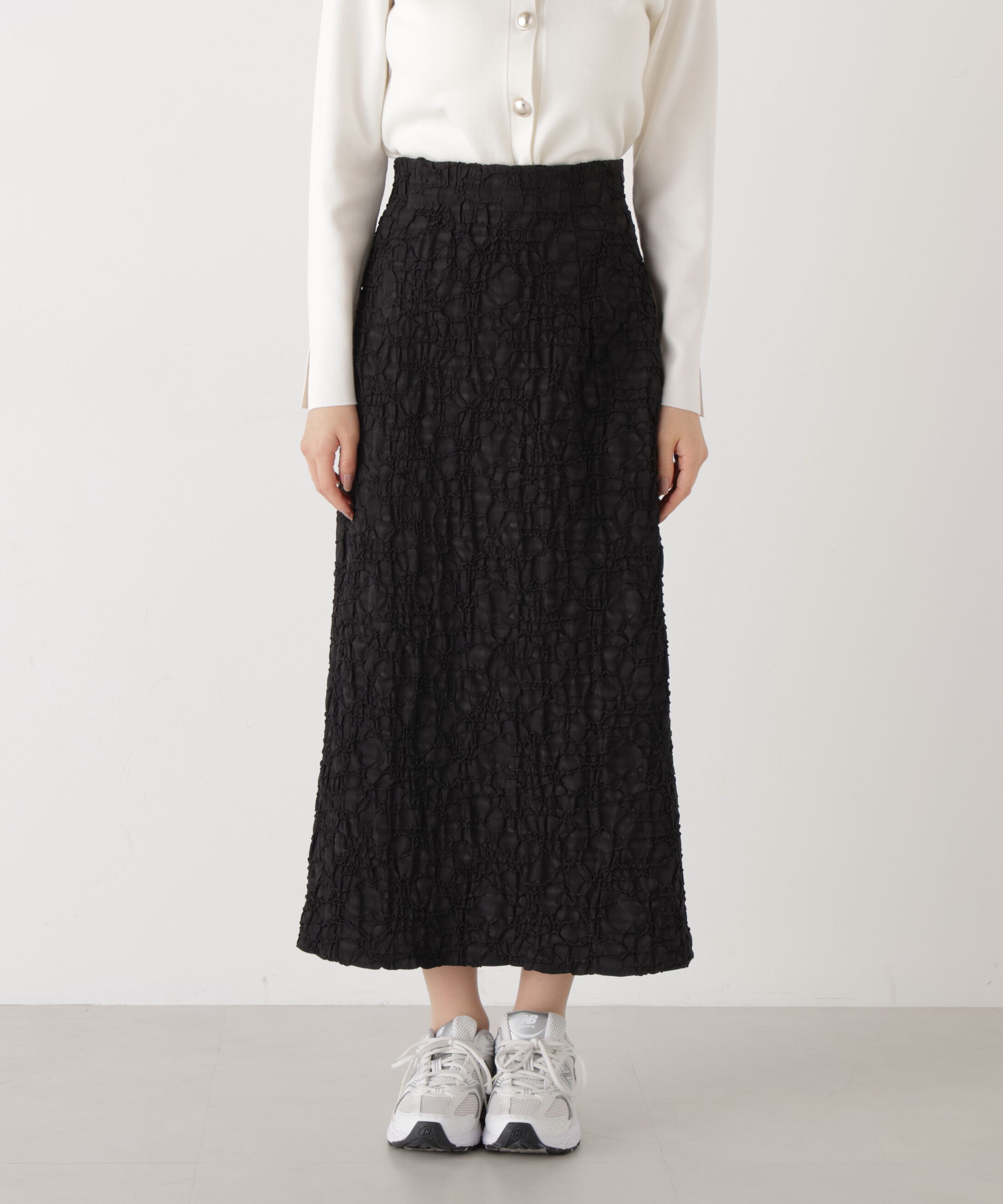 PROPORTION BODY DRESSING「ジャガードナロースカート　26SS」|スカート|