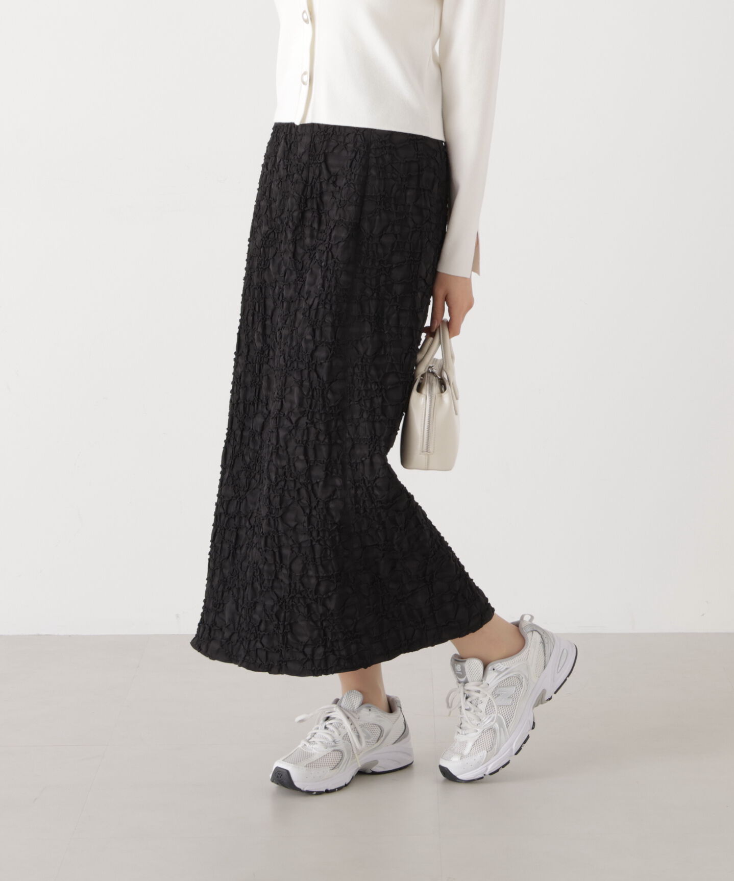 PROPORTION BODY DRESSING「ジャガードナロースカート　26SS」|スカート|