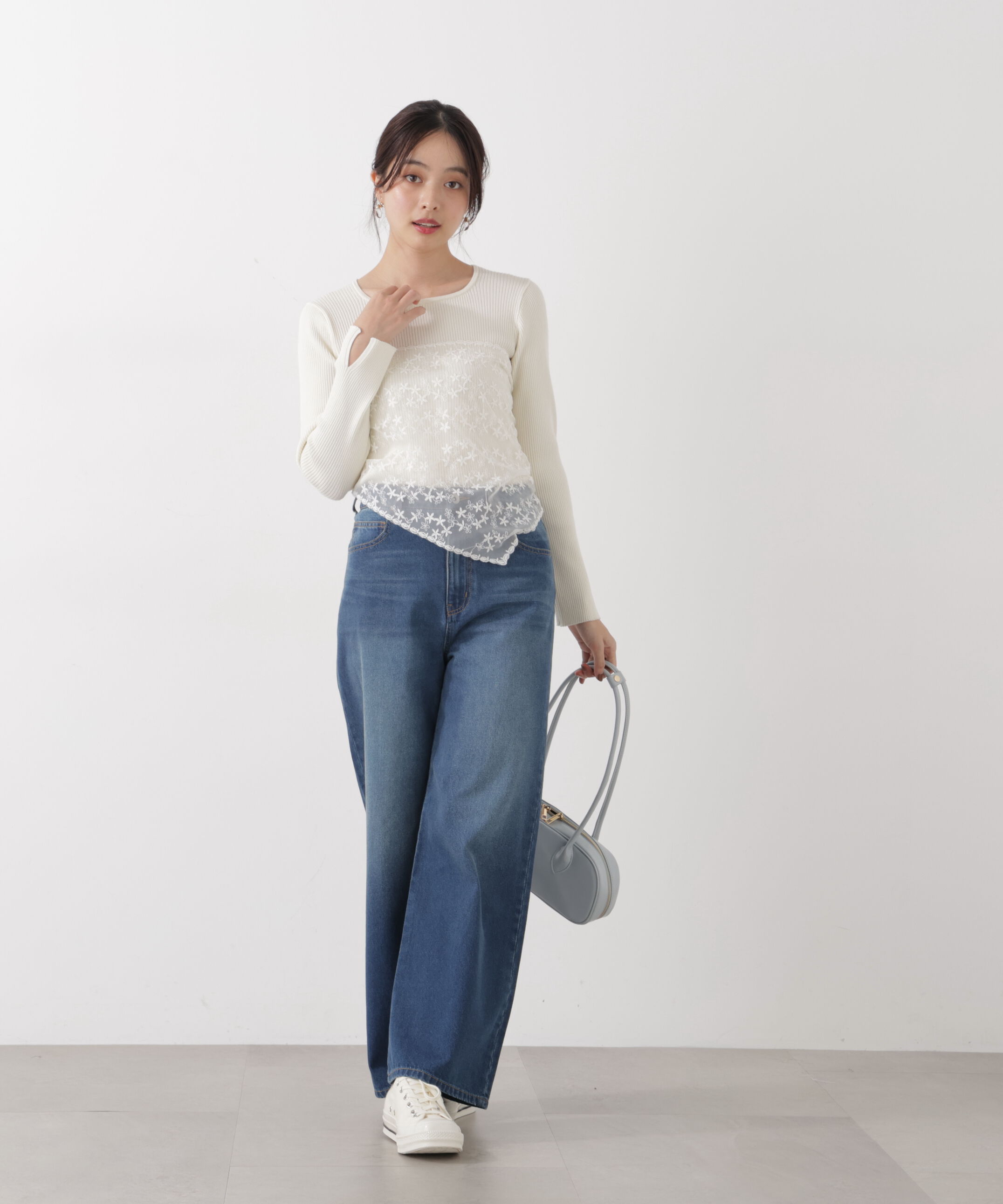 PROPORTION BODY DRESSING「〈a/mie〉ワイドデニムパンツ　26SS」|その他|