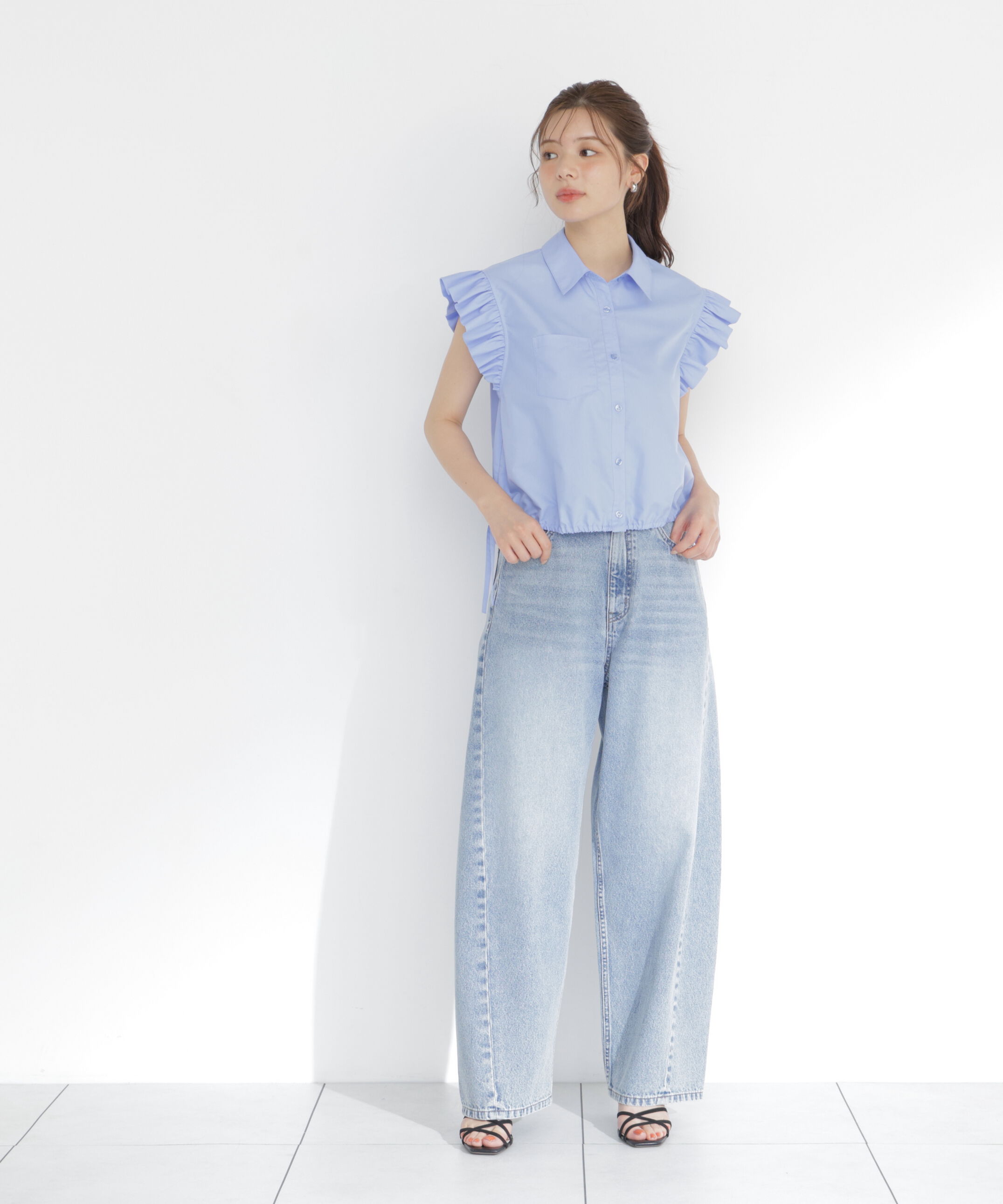 PROPORTION BODY DRESSING「〈a/mie〉ワイドバレルパンツ 26SS」|その他|