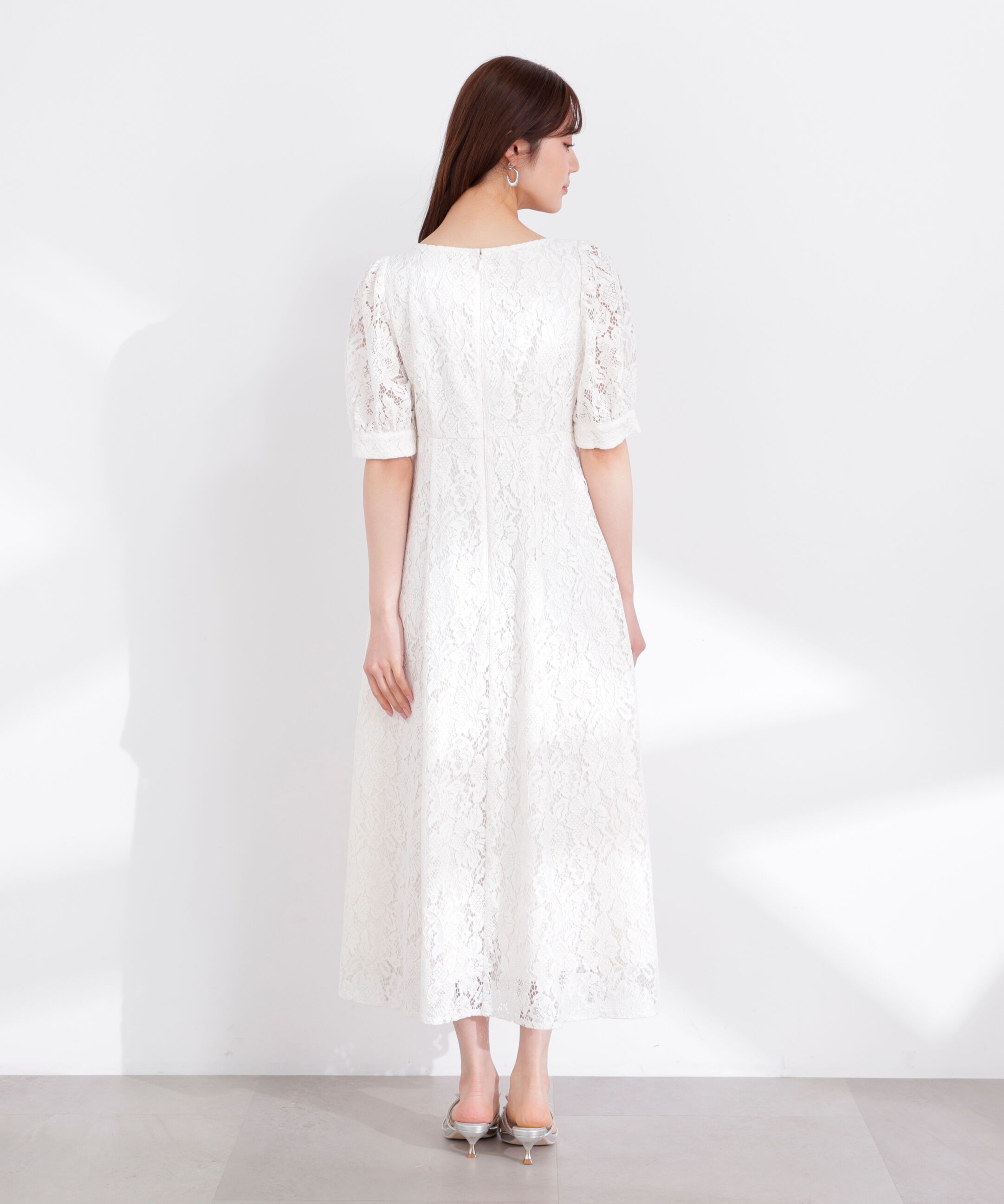 PROPORTION BODY DRESSING「フロントボタンレースワンピース 26SS」|ワンピース|